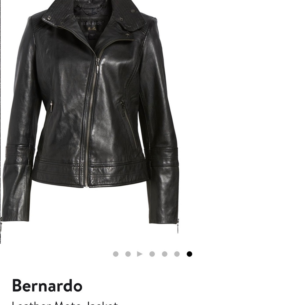 Bernardo Leather Moto Jacket - Picture 6 of 13